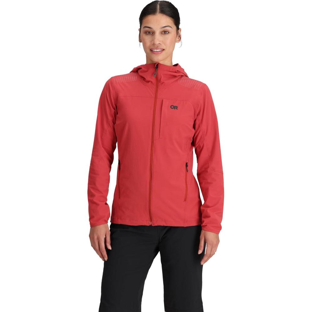 imageOutdoor Research Womens Ferrosi DuraPrint HoodieMoondust