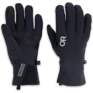 Men’s Softshell Touchscreen Gloves by Outdoor Research(Solid Black)