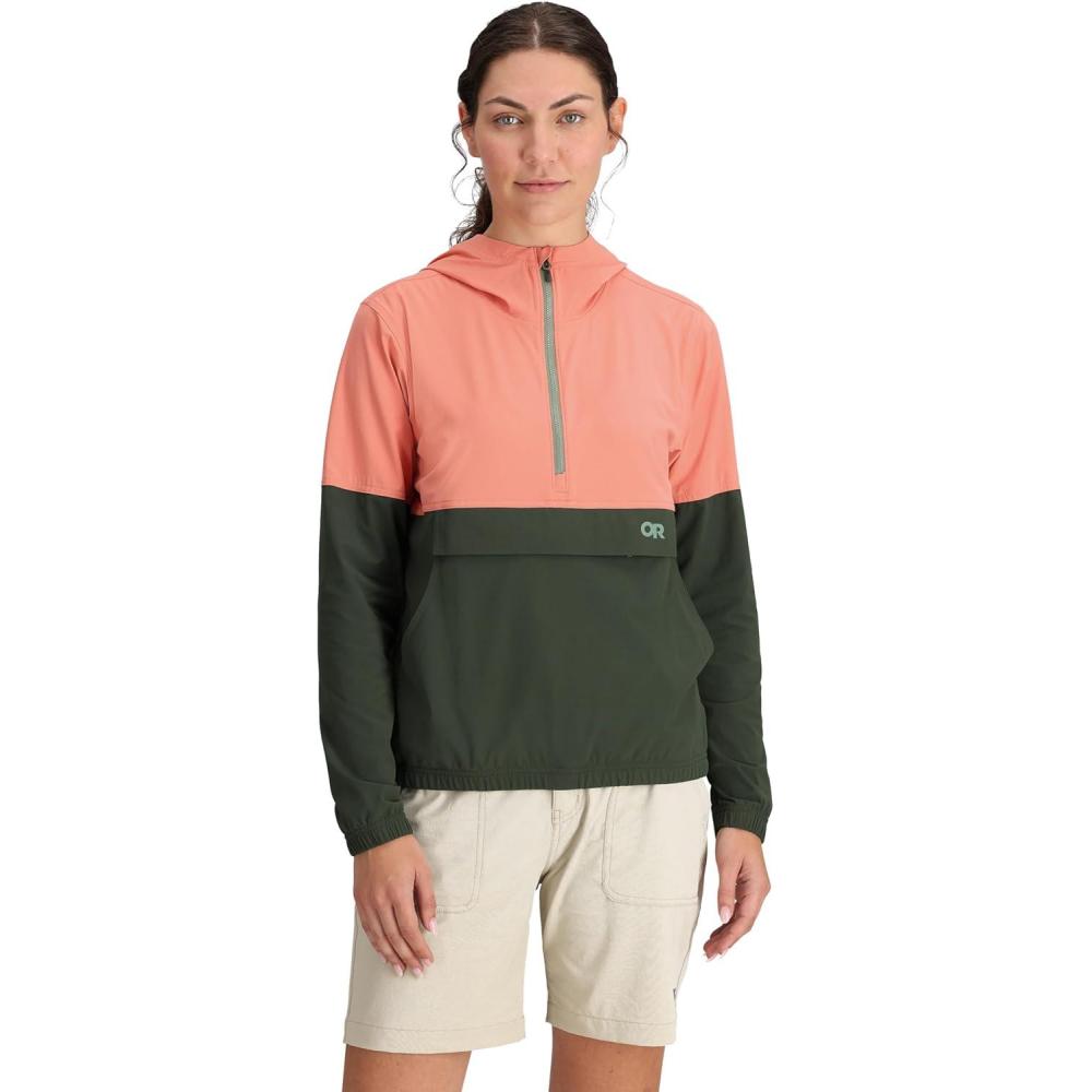 imageOutdoor Research Womens Ferrosi AnorakAzaleaVerde