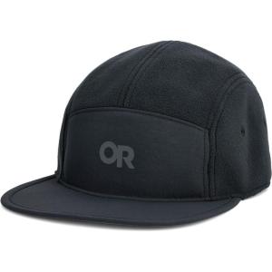Outdoor Research Howling Wind 5-Panel Cap | Fleece Lined Winter Baseball Cap for Trail Running, Moisture Wicking(Black)