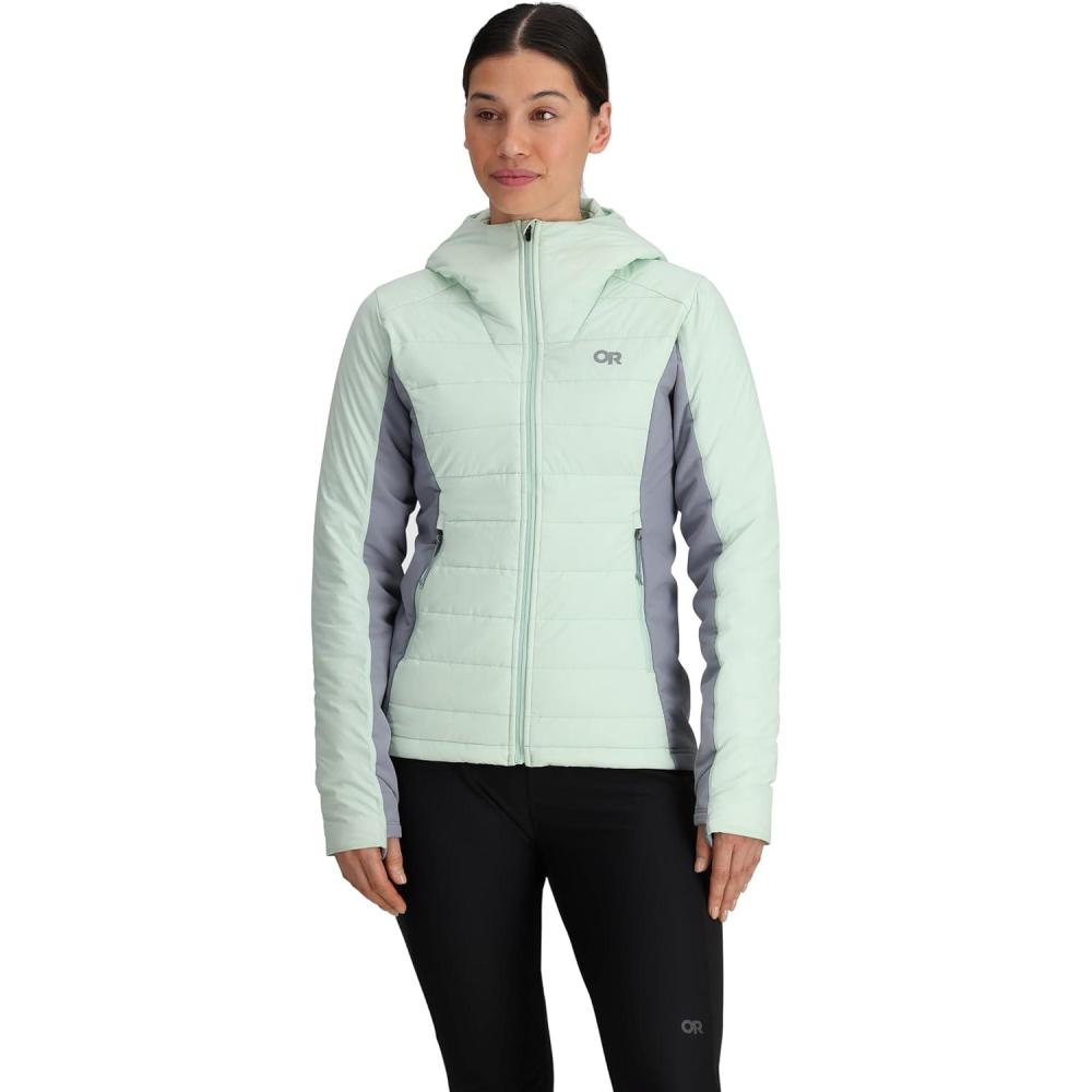 imageOutdoor Research Womens Shadow Insulated Hoodie IIFresh MintSlate