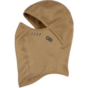 Outdoor Research Alpine Fleece Balaclava | Moisture Wicking, Wind Resistant, Flate Seams, Silicone Goggle Grips(Coyote)