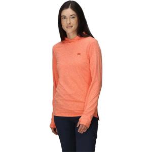 Outdoor Research Women’s ActiveIce Spectrum Sun Hoodie | Self-Cooling Fabric, Quick Drying, Moisture Wicking, UPF 50+(Zest Heather)