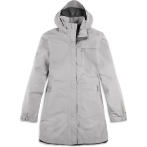 Outdoor Research Women’s Aspire Trench – All-Season Waterproof Rain Coat(Ash)