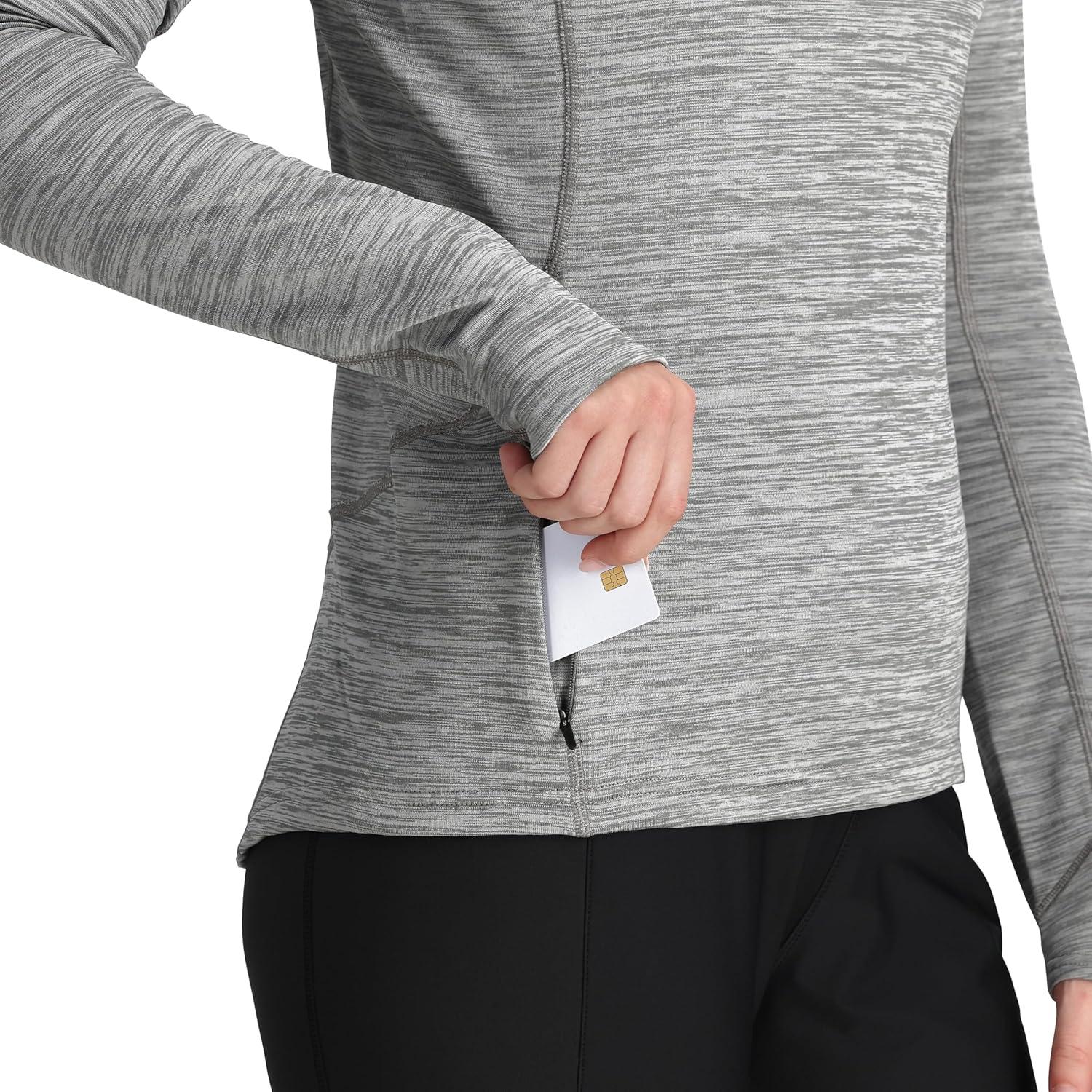 imageOutdoor Research Womens Vigor Grid Fleece Pullover Hoodie Grey Heather M