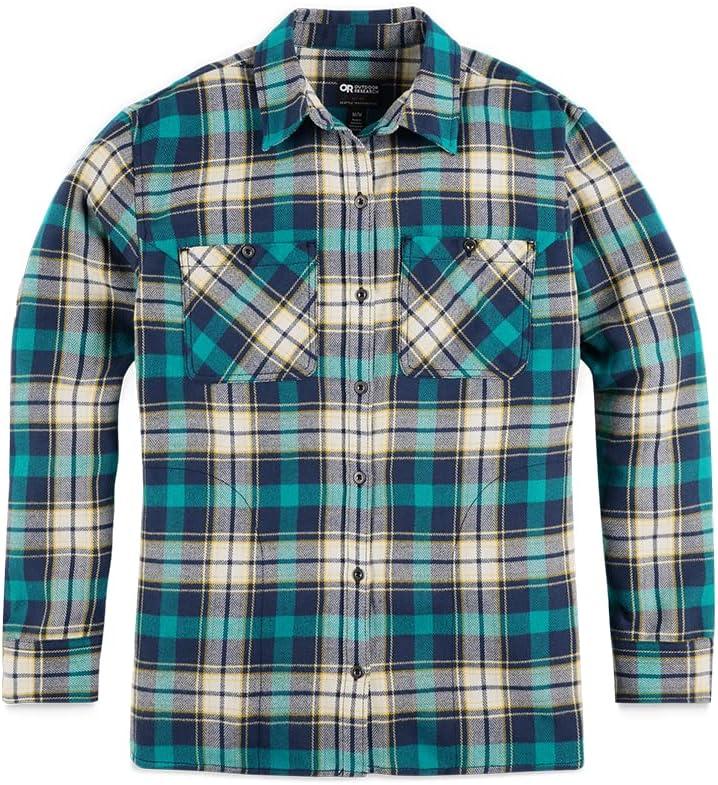 imageOutdoor Research Womens Feedback Flannel ShirtDeep Lake Plaid