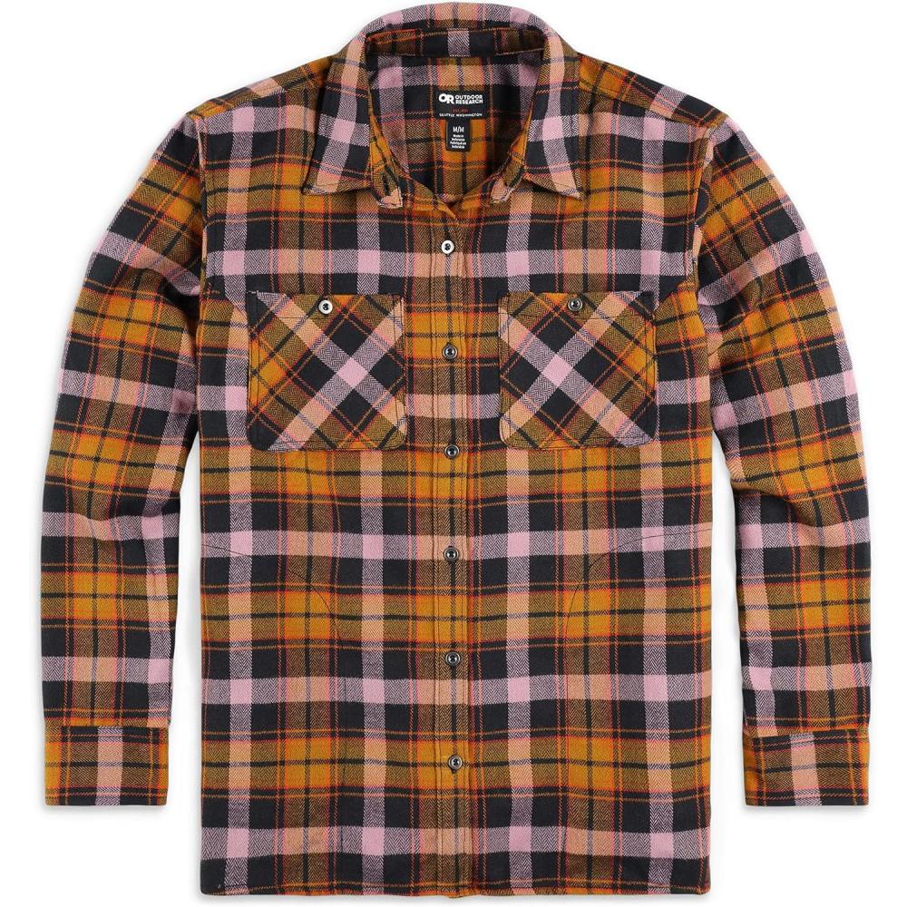 imageOutdoor Research Womens Feedback Flannel ShirtTapenade Plaid