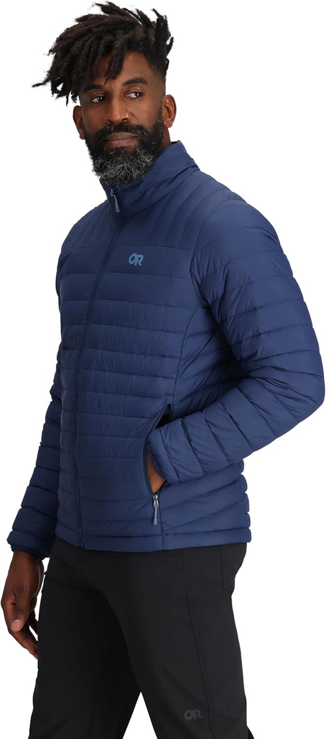 imageOutdoor Research Mens Transcendent Down Jacket Water amp Wind Resistant Insulated Lightweight Standard FitCenote
