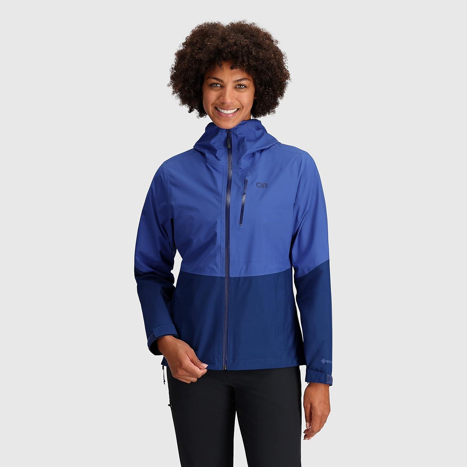 imageOutdoor Research Womens Aspire II Jacket Water amp Windproof Outdoor JacketUltramarineGalaxy