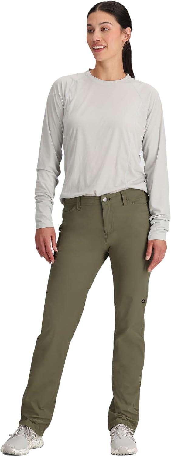 imageOutdoor Research Womens Ferrosi Pants Short Inseam Ranger Green 6