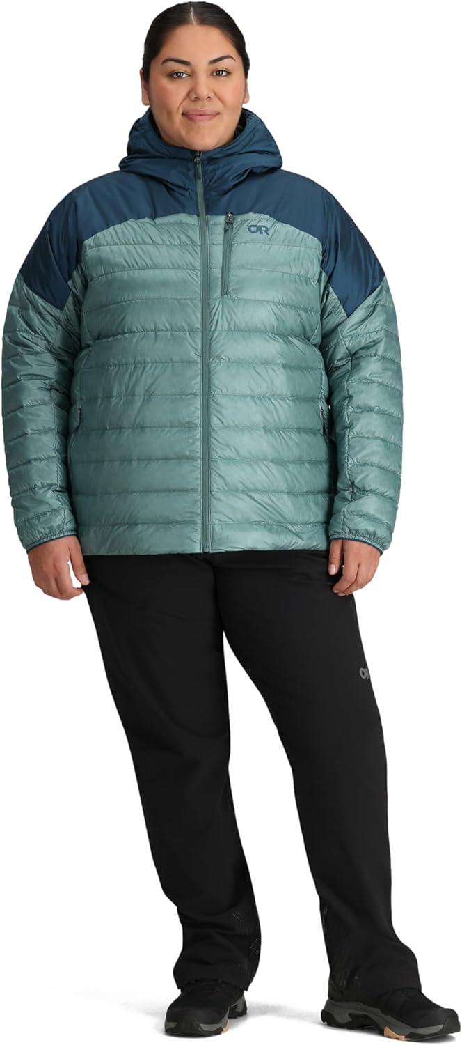 imageOutdoor Research Womens Helium Down HoodiePlus NeptuneHarbor 2X