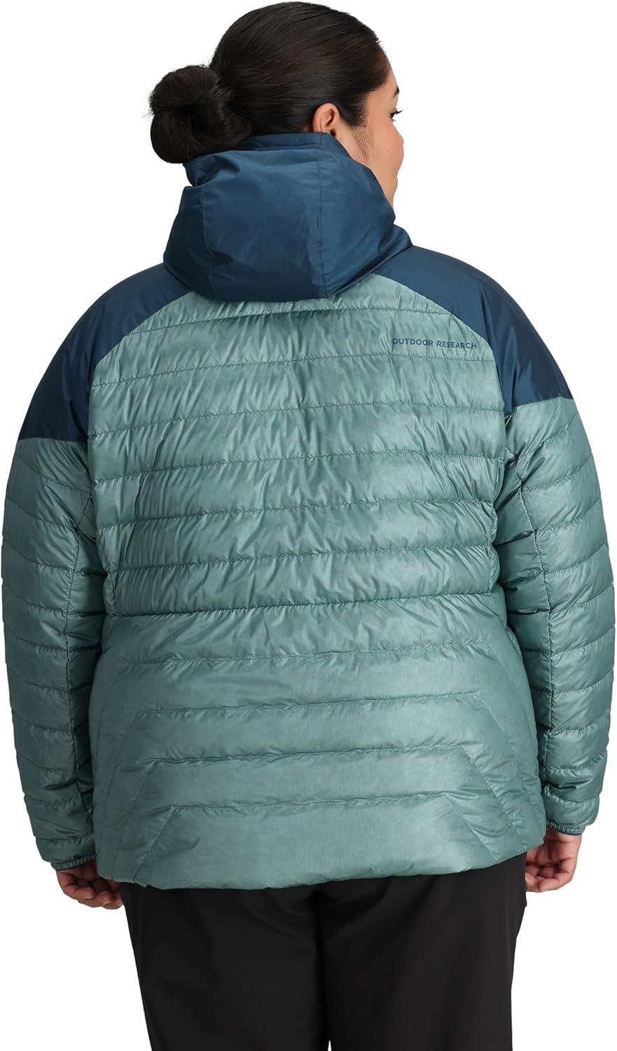 imageOutdoor Research Womens Helium Down HoodiePlus NeptuneHarbor 2X