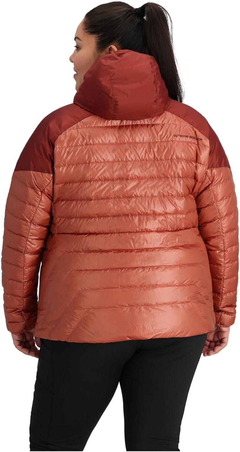 imageOutdoor Research Womens Helium Down HoodiePlusCinnamonBrick