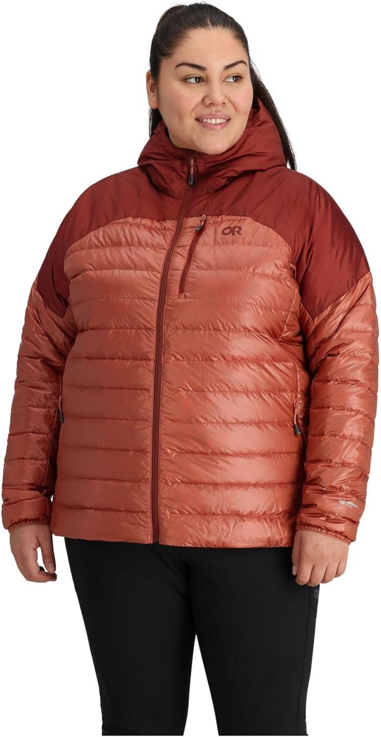 imageOutdoor Research Womens Helium Down HoodiePlusCinnamonBrick