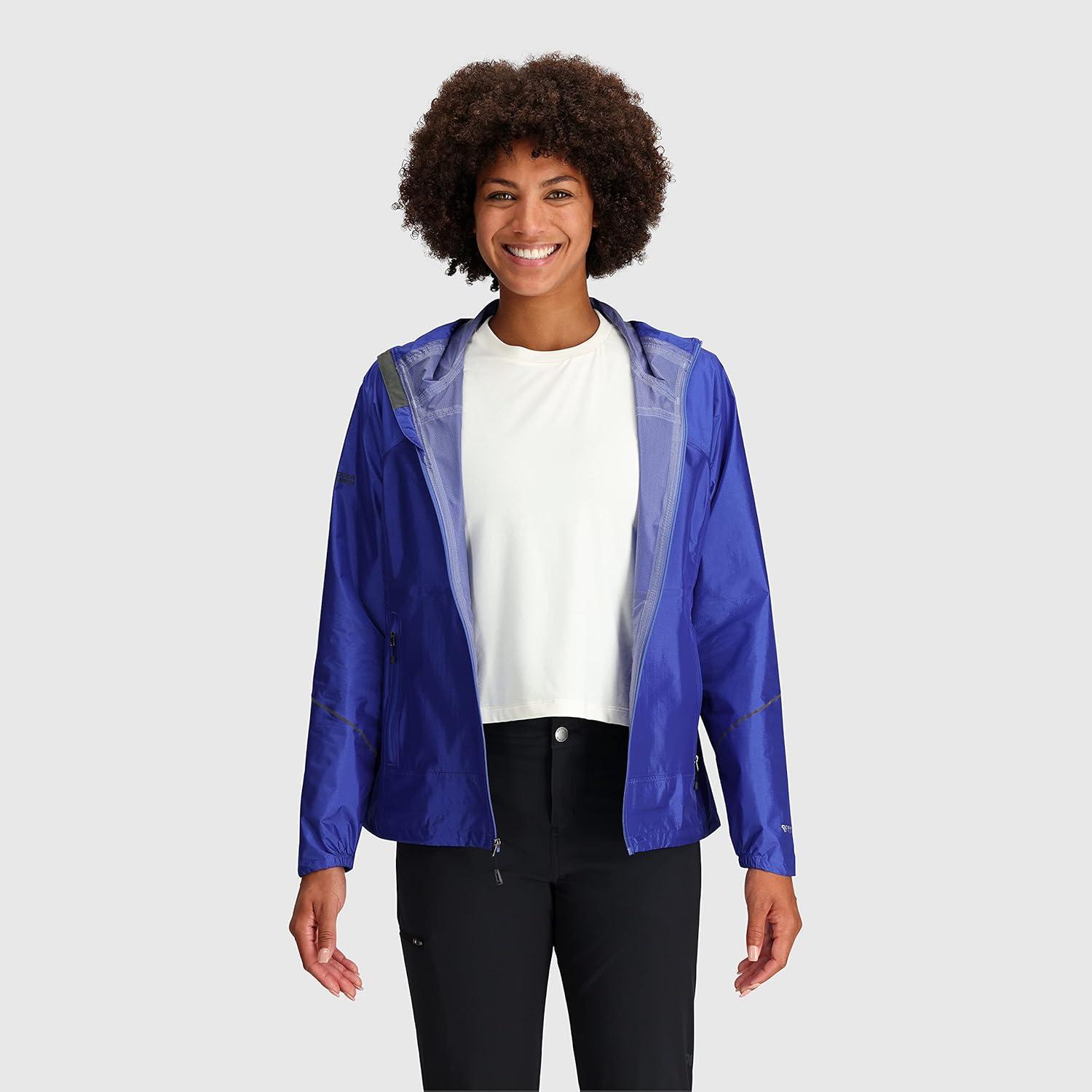 imageOutdoor Research Womens Helium Rain Jacket Ultramarine S