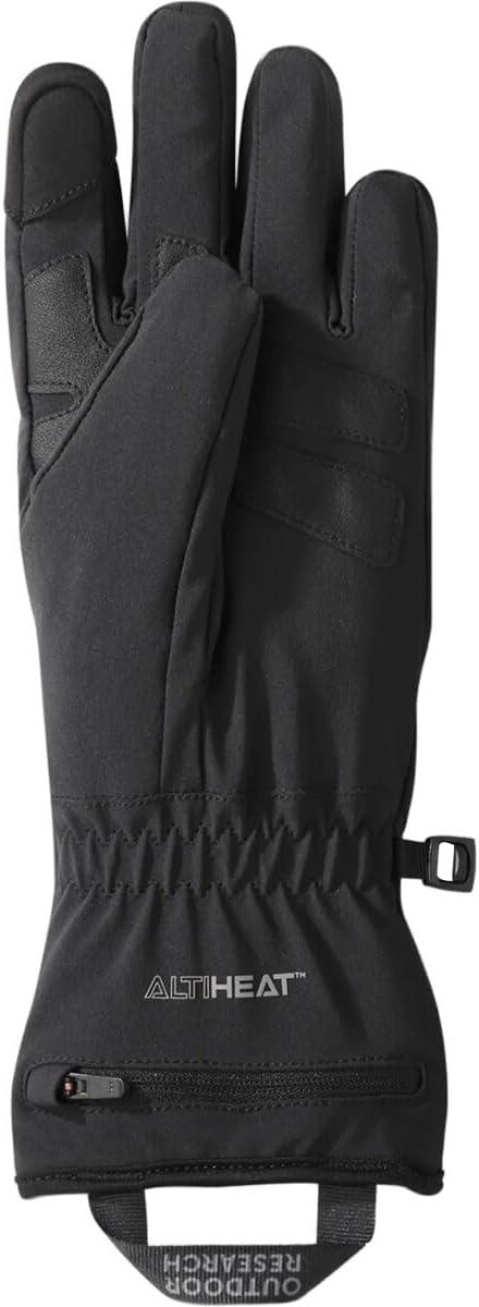 imageOutdoor Research Womens Sureshot Heated Softshell Gloves Solid Black L