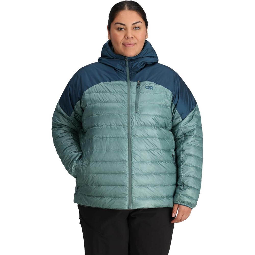 imageOutdoor Research Womens Helium Down HoodiePlus NeptuneHarbor 2X