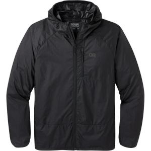 Outdoor Research Men’s Helium Wind Hoodie – Breathable Waterproof Jacket for Men(Black)