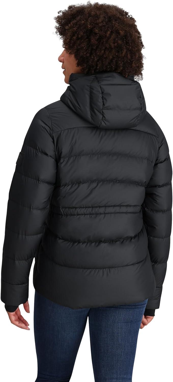 imageWomens Coldfront Down HoodieSolid Black