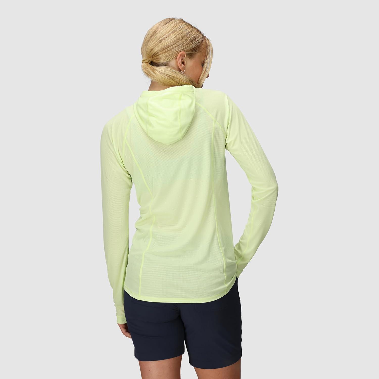 imageOutdoor Research Echo Womens Sun Hoodie UPF Clothing for Women Essential Comfort Hoodie Sun Protection Cool Matcha XS