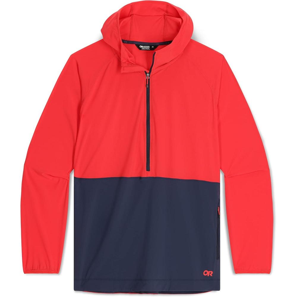 imageOutdoor Research Womens Astroman Sun HoodiePlusRhubarbNaval Blue