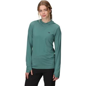 Outdoor Research Women’s ActiveIce Spectrum Sun Hoodie | Self-Cooling Fabric, Quick Drying, Moisture Wicking, UPF 50+, Neptune, Small