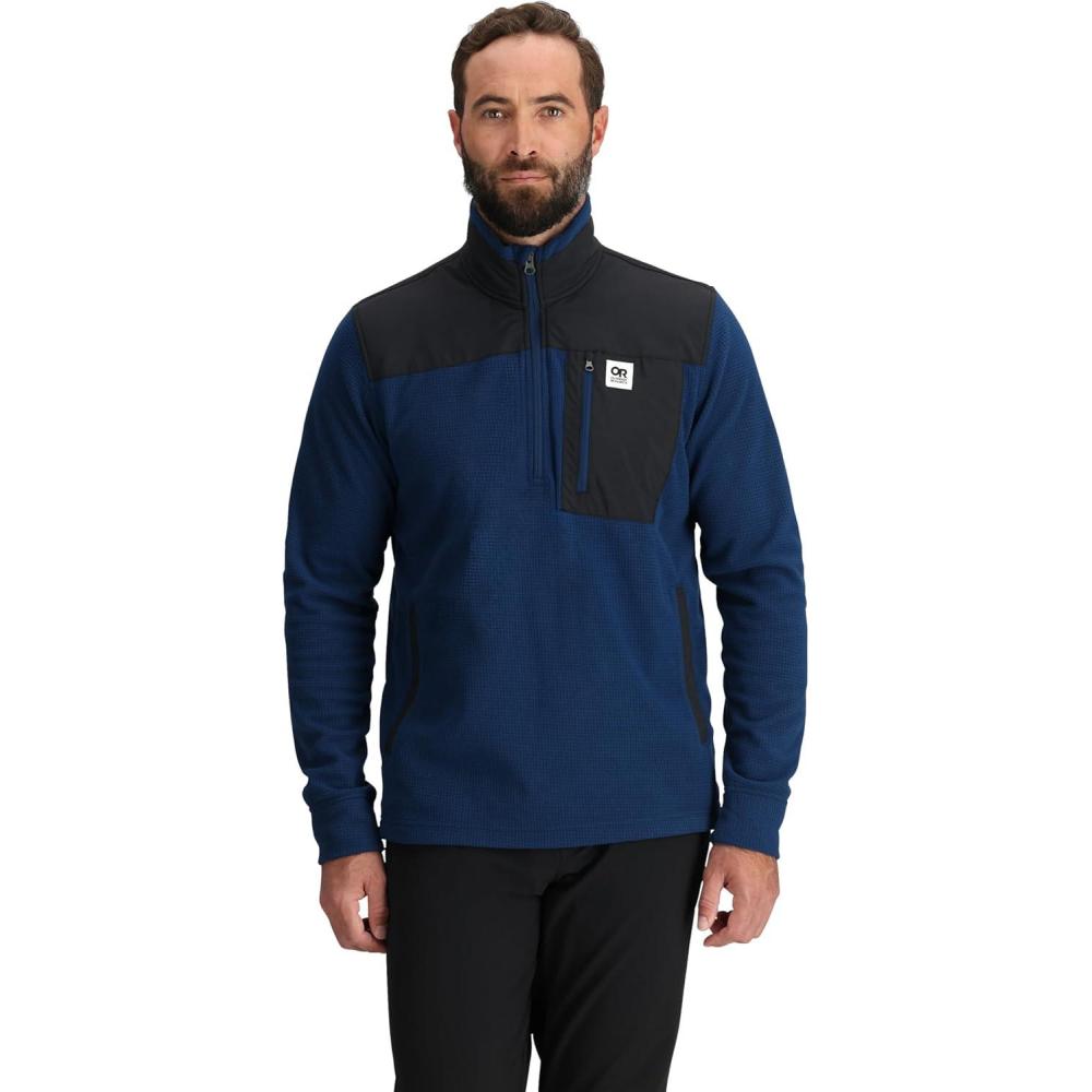 imageOutdoor Research Mens Trail Mix Fleece Quarter Zip PulloverCenote