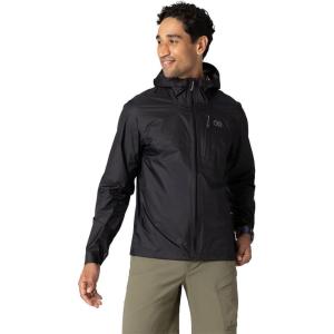 Outdoor Research Men’s Helium UL Jacket | Lightweight Waterproof Rain Jacket, Breathable, Windproof, Fully Seam Taped(Black)