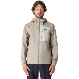 Outdoor Research Men’s Helium UL Jacket | Lightweight Waterproof Rain Jacket, Breathable, Windproof, Fully Seam Taped(Pro Khaki)