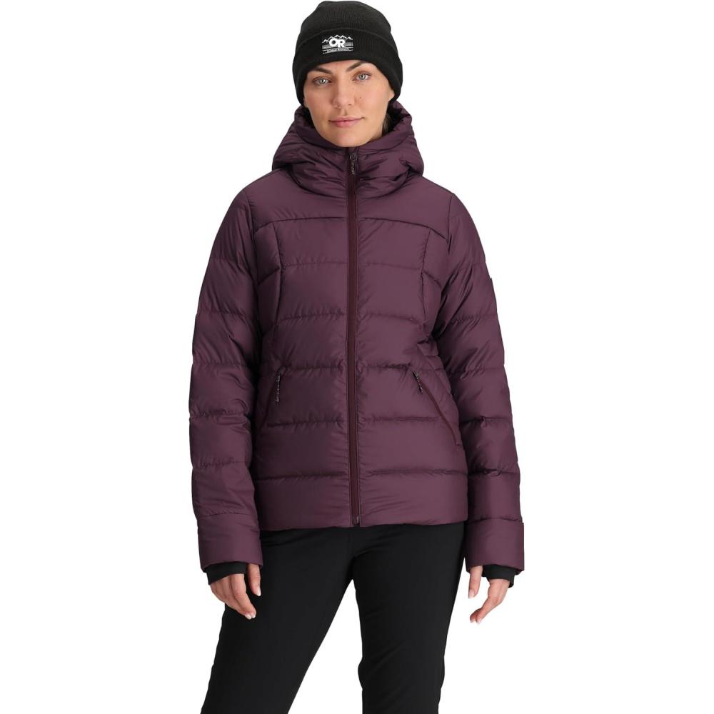 imageOutdoor Research Womens Coldfront Down Hoodie Amethyst L