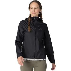 Outdoor Research Women’s Helium UL Jacket | Lightweight Waterproof Rain Jacket, Breathable, Windproof, Fully Seam Taped(Black)