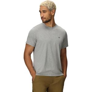 Outdoor Research Men’s ActiveIce Spectrum Sun T-Shirt – Self-Cooling, Quick-Dry, Moisture-Wicking, UPF 50+, Standard Fit(Grey Heather)