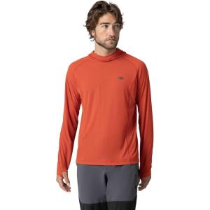 Outdoor Research Men’s Echo Hoodie – Lightweight UPF 15 Sun Shirt, Moisture-Wicking, Odor Control, Breathable(Cardinal)