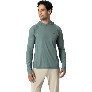 Outdoor Research Men’s Echo Hoodie – Lightweight UPF 15 Sun Shirt, Moisture-Wicking, Odor Control, Breathable(Malachite)