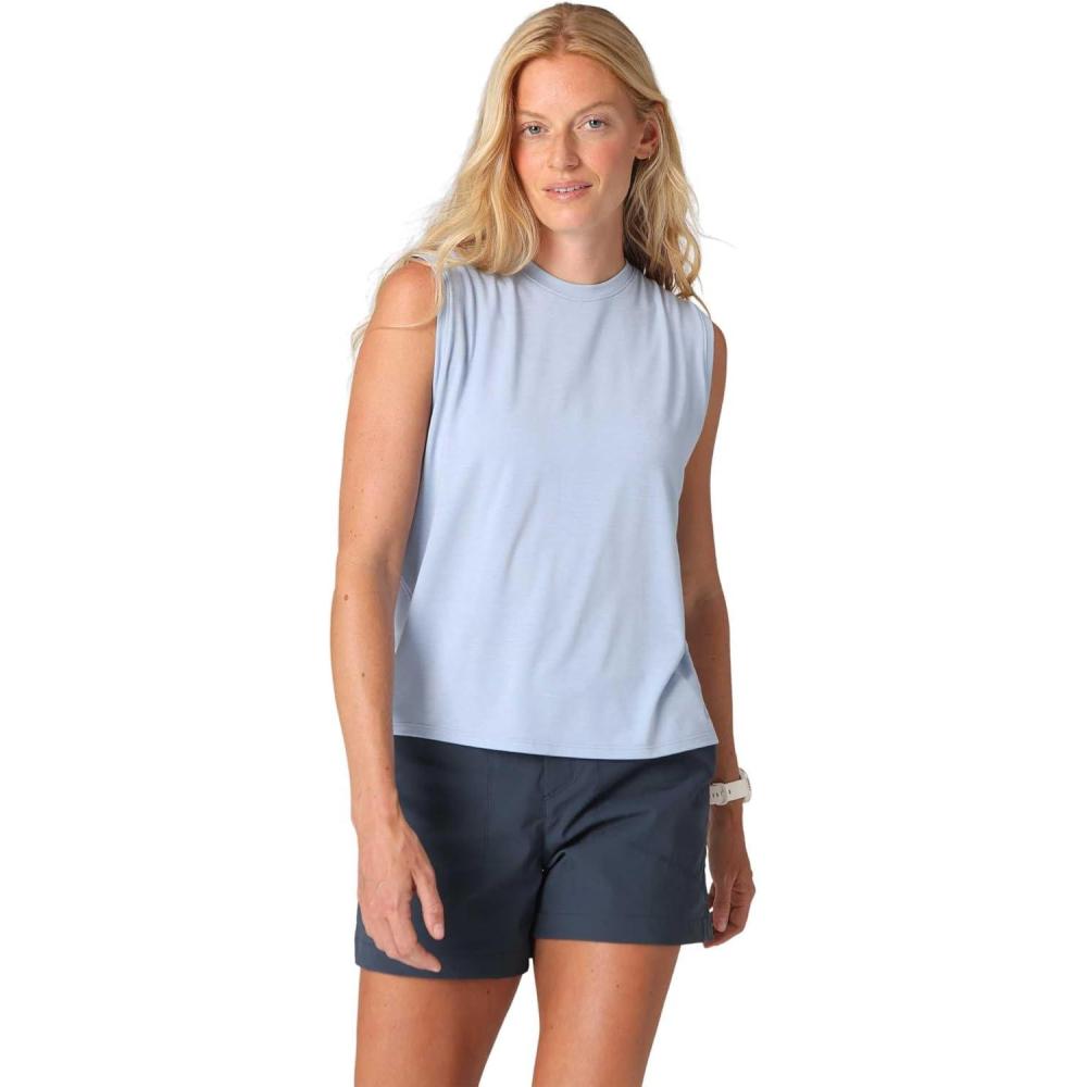 imageOutdoor Research Womens Eclipse Sun Tank  Lightweight Athletic Workout Top UPF 50 Breathable Hiking Shirt Loose FittingFjord