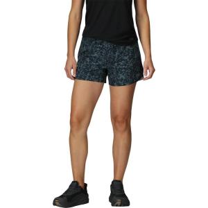 Outdoor Research Women’s Swift Lite Shorts – 4″ Inseam | Water Resistant, Movement Mirroring Stretch, UPF 30+, Standard Fit(Dark Navy Atoms)