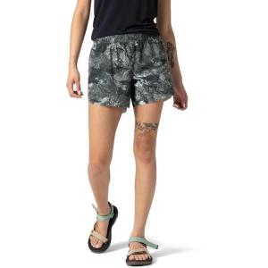Outdoor Research Women’s Swift Lite Shorts – 4″ Inseam | Water Resistant, Movement Mirroring Stretch, UPF 30+, Standard Fit(Malachite Baker Print)