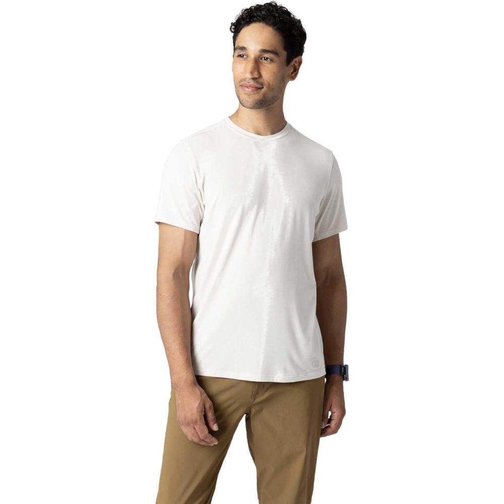 imageOutdoor Research Mens Eclipse Sun TShirt  Lightweight UPF 50 Short Sleeve Hiking Tee Moisture Wicking Workout ShirtOyster