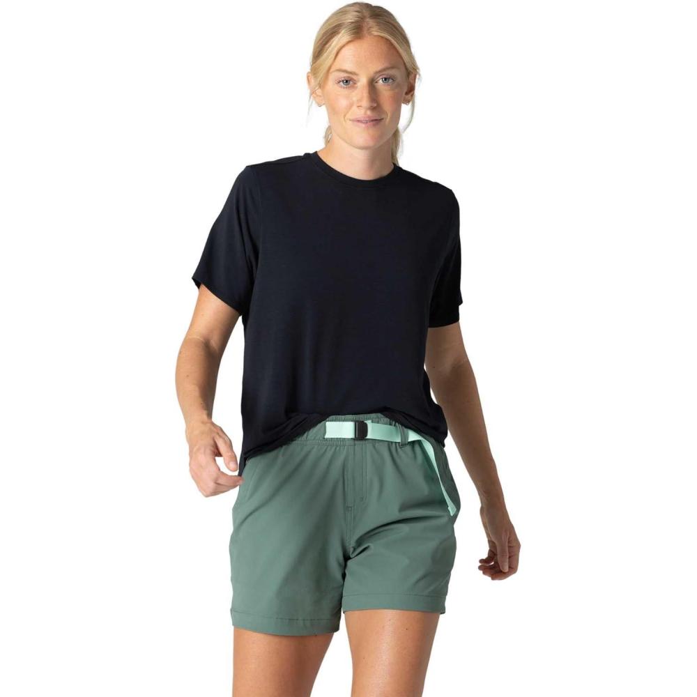 imageOutdoor Research Womens Eclipse Sun TShirt  Lightweight UPF 50 Short Sleeve Hiking Tee Moisture Wicking Workout ShirtBlack