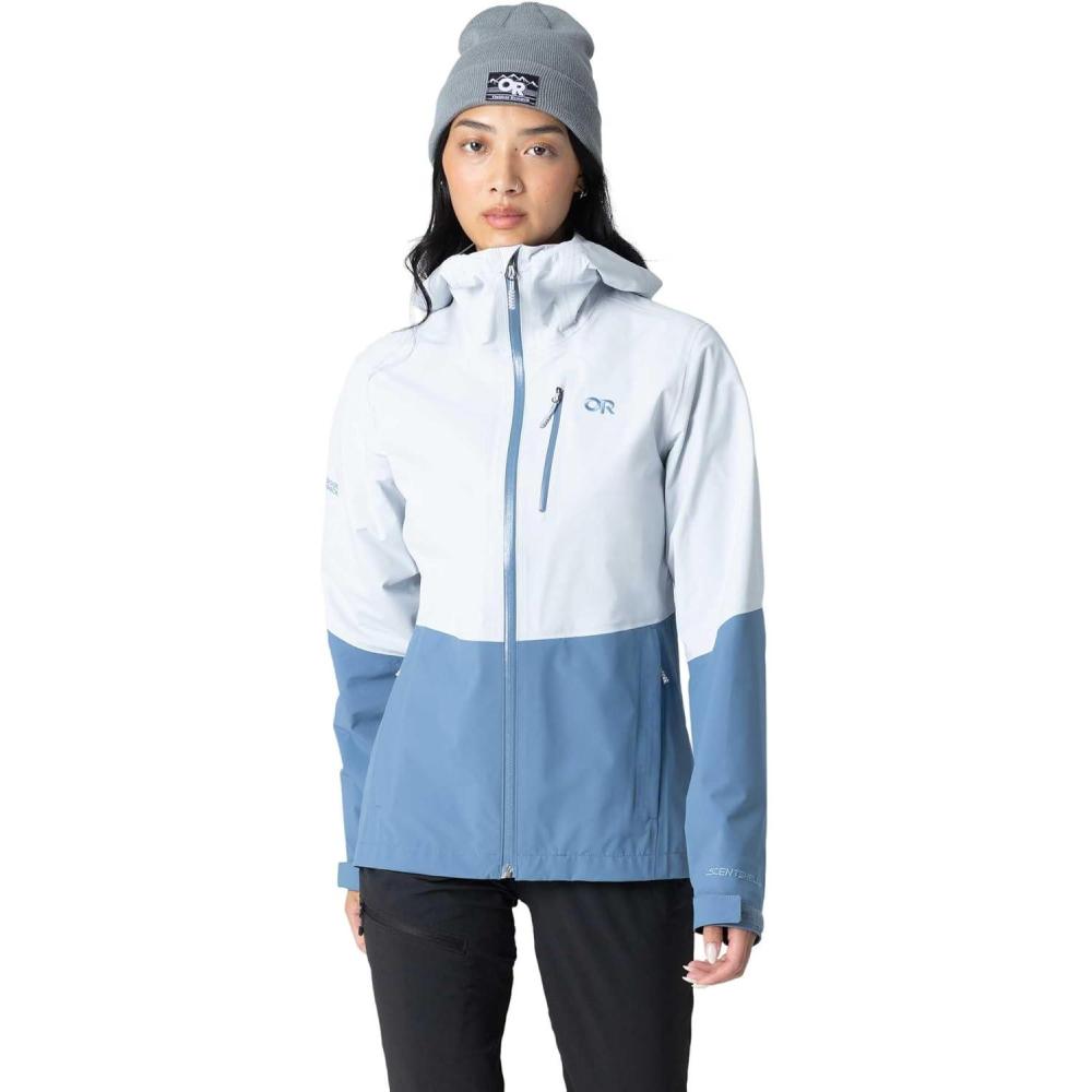 imageOutdoor Research Womens Aspire 3L JacketTitaniumAscent Blue