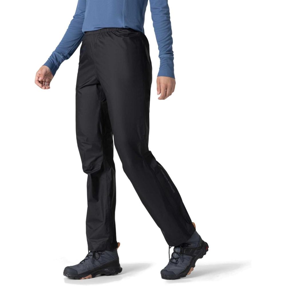 imageOutdoor Research Womens Helium UL Pant  Waterproof amp Windproof Lightweight Breathable Pants Fully Seam Sealed Zip AnklesBlack