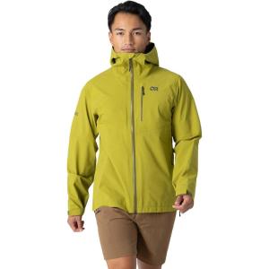 Outdoor Research Men’s Foray 3L Jacket | Waterproof, Windproof, Hooded, Long Sleeve, Standard Fit(Rainforest)
