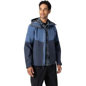 Outdoor Research Men’s Foray 3L Jacket | Waterproof, Windproof, Hooded, Long Sleeve, Standard Fit(Skyline/Atlantic)