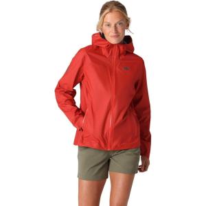 Outdoor Research Women’s Helium UL Jacket | Lightweight Waterproof Rain Jacket, Breathable, Windproof, Fully Seam Taped(Madrone Red)