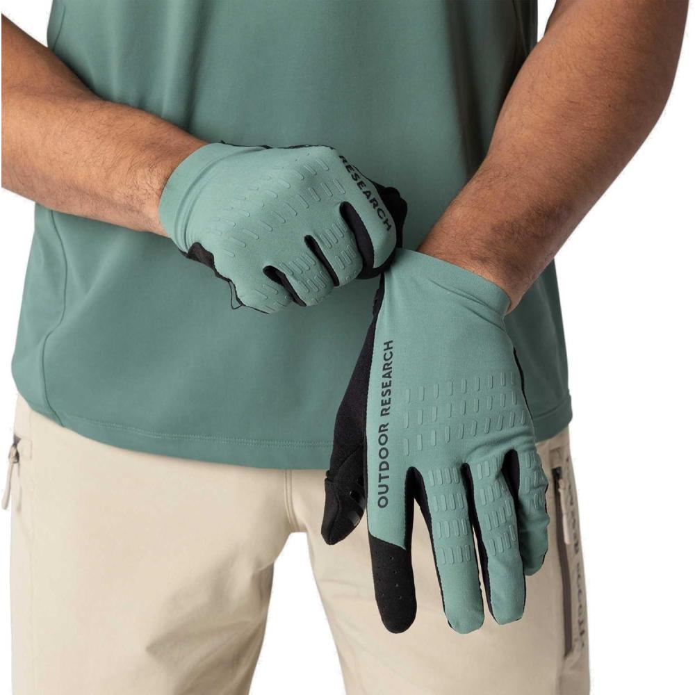 imageOutdoor Research Freewheel MTB XT Bike Glove  AllWeather Touchscreen Compatible Mountain Biking Gloves for Men amp WomenMalachite