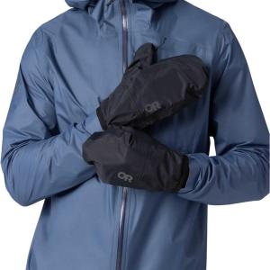 Outdoor Research Helium UL Rain Mitt | Waterproof Ultralight Overmitts, Packable Glove Cover for Hiking & Running, Windproof(Black)