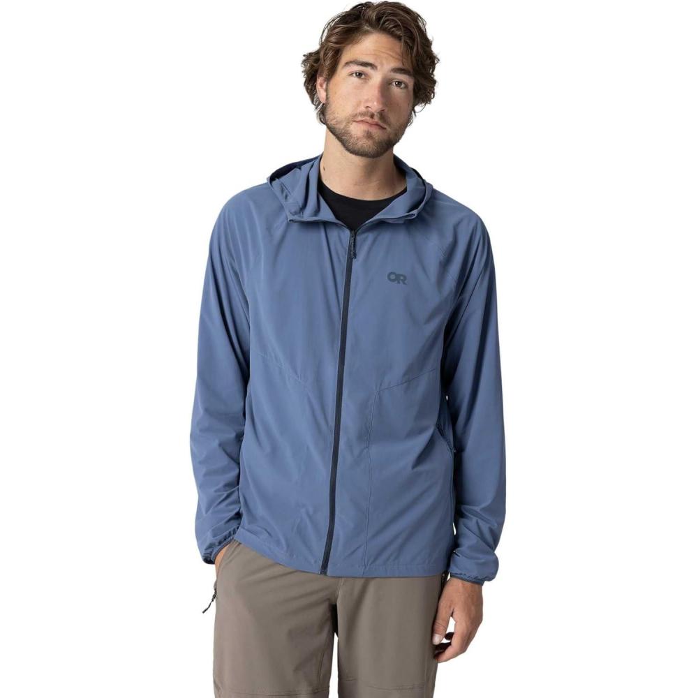 imageOutdoor Research Mens Astroman Full Zip Sun Hoodie  Lightweight UPF 30 Shirt for Hiking amp Hot Weather Moisture WickingSkyline