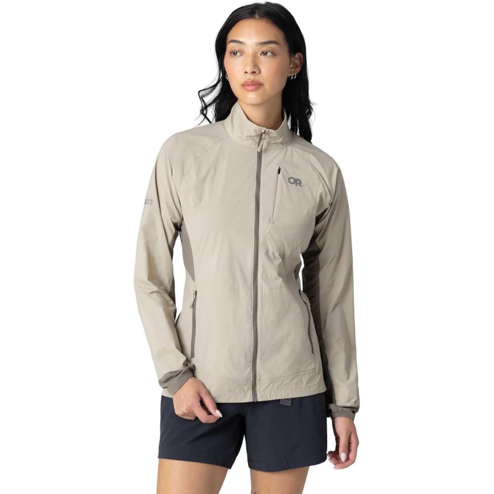 imageOutdoor Research Womens Deviator Wind JacketPro KhakiGravel