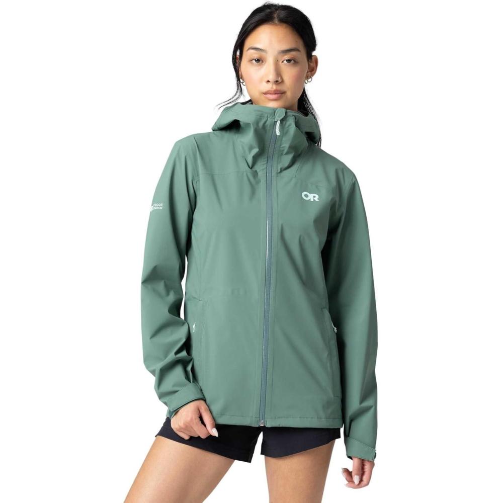 imageOutdoor Research Womens Stratoburst Stretch Rain JacketMalachite