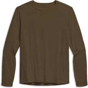 Outdoor Research Men’s Eclipse Sun Long Sleeve Tee | Water & Wind Resistant, Breathable UPF 50+ Lightweight Workout Top(Dark Olive)